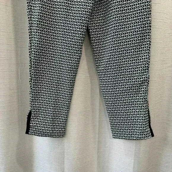 Anthropologie Womens Diamond Pattern Woven Textured Pant Size S